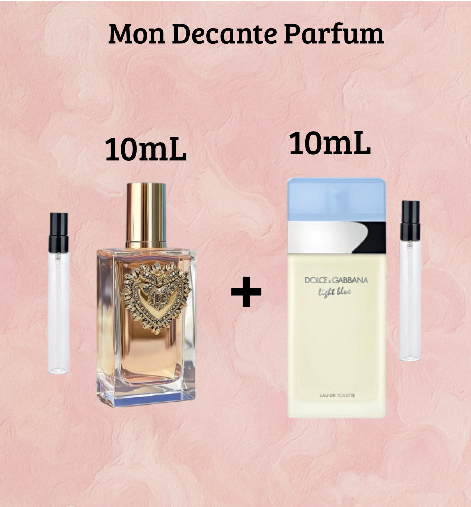 Pack Dolce Gabbana Light Blue 10 mL + Dolce Gabbana Devotion 10 mL
