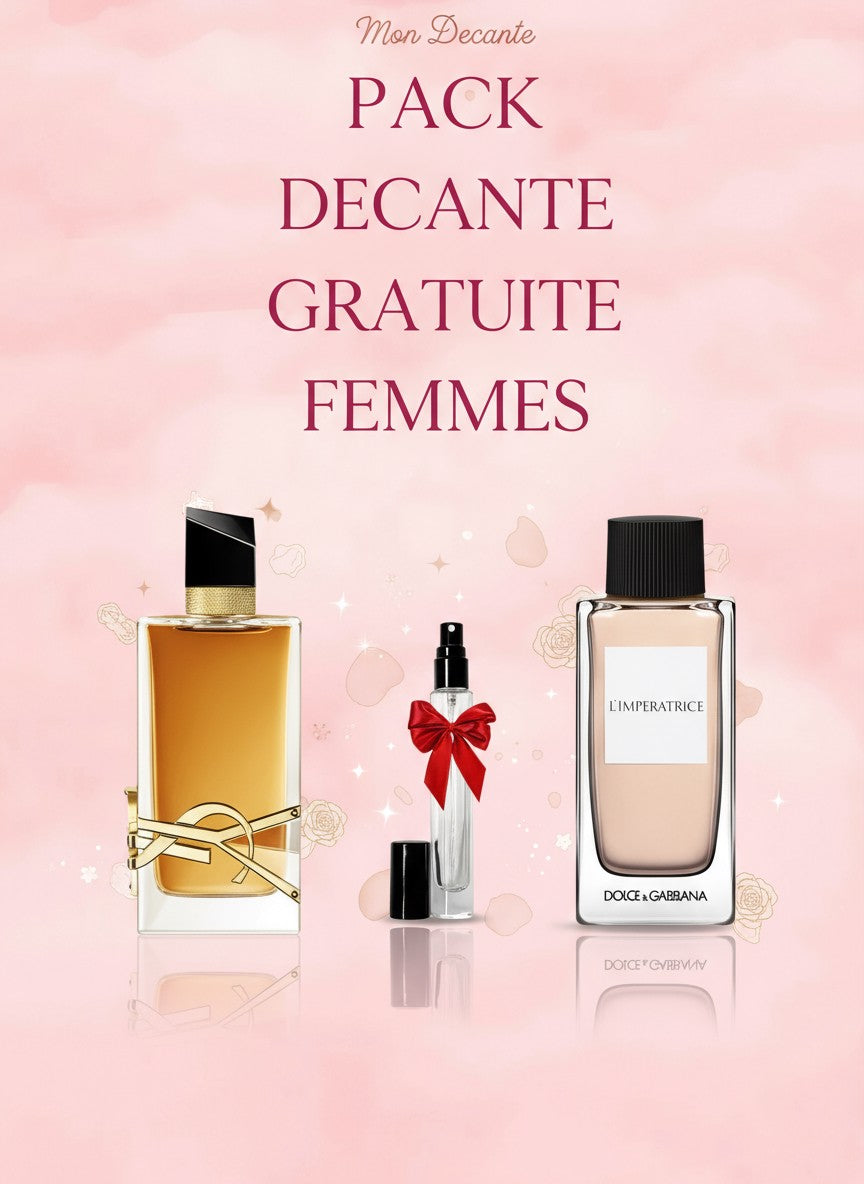 PACK DECANTE GRATUITE FEMMES
