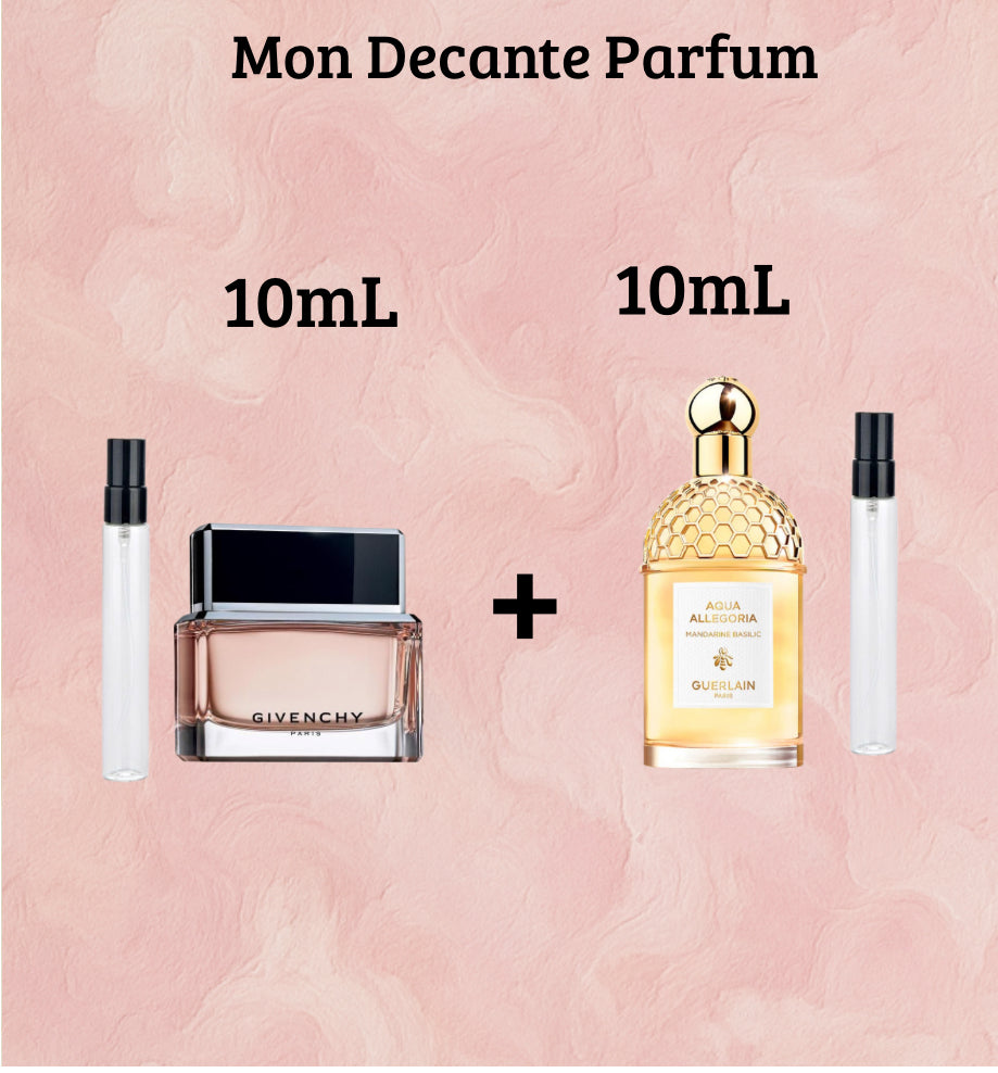 Pack Givenchy Dahlia Noir 10 mL + Aqua Allegoria mandarine basilic Guerlain 10 mL